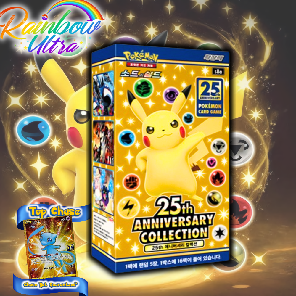 Pokemon Card 25th Anniversary Collection Booster Box | s8a KOREAN