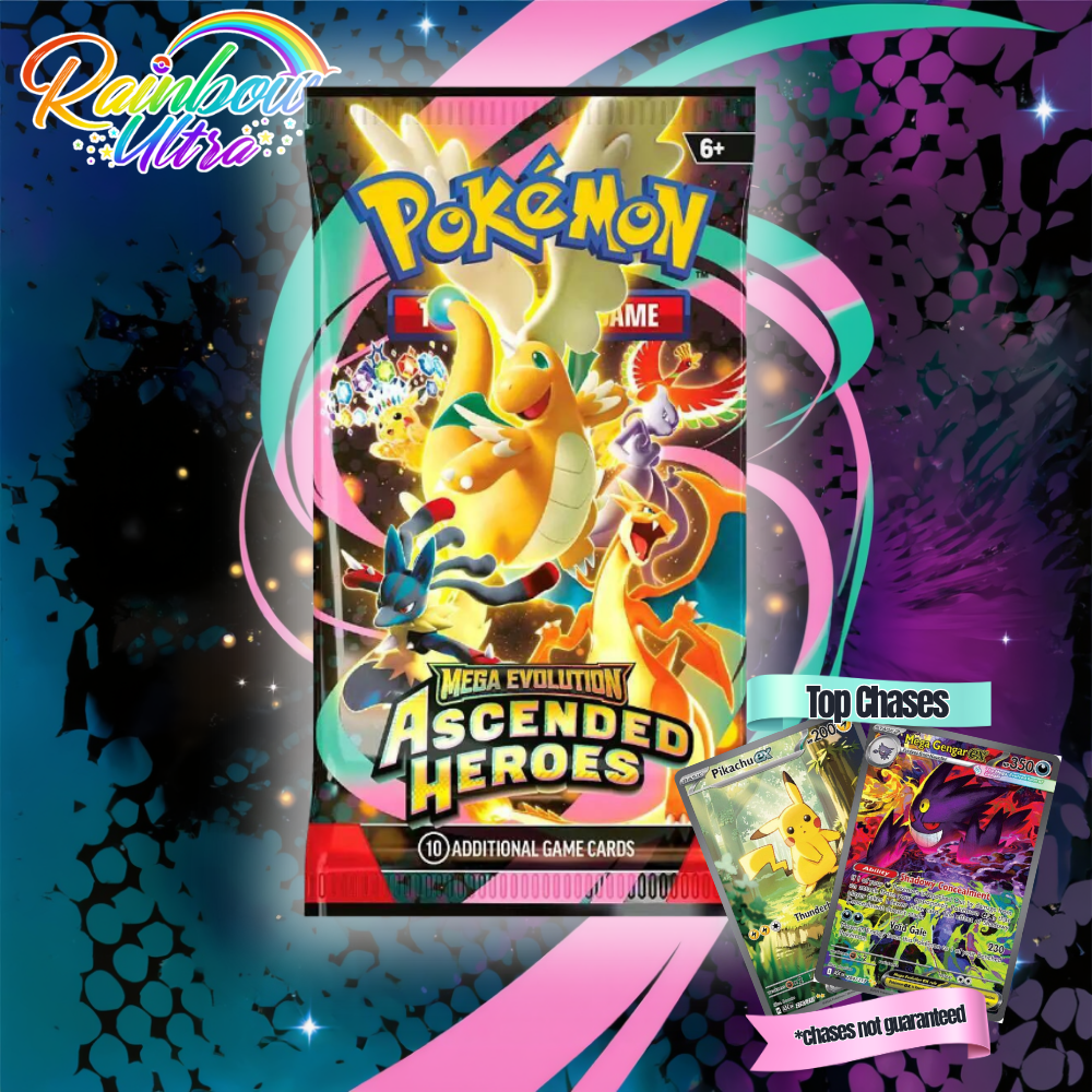 Ascended Heroes Booster Pack | Pokemon Trading Card Game | ME: Ascended Heroes (ASC)