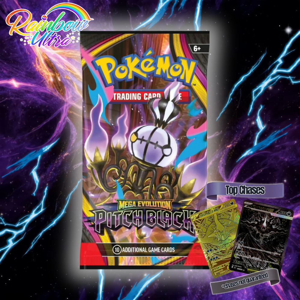 Pitch Black Booster Pack | Pokemon Trading Card Game | ME05: Pitch Black (PBL) Brand: POKEMON